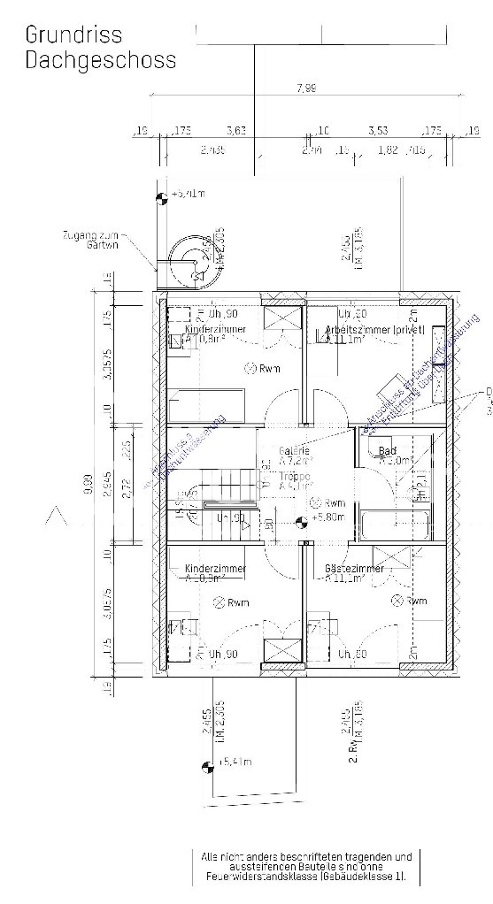 Grundriss Dachgeschoss