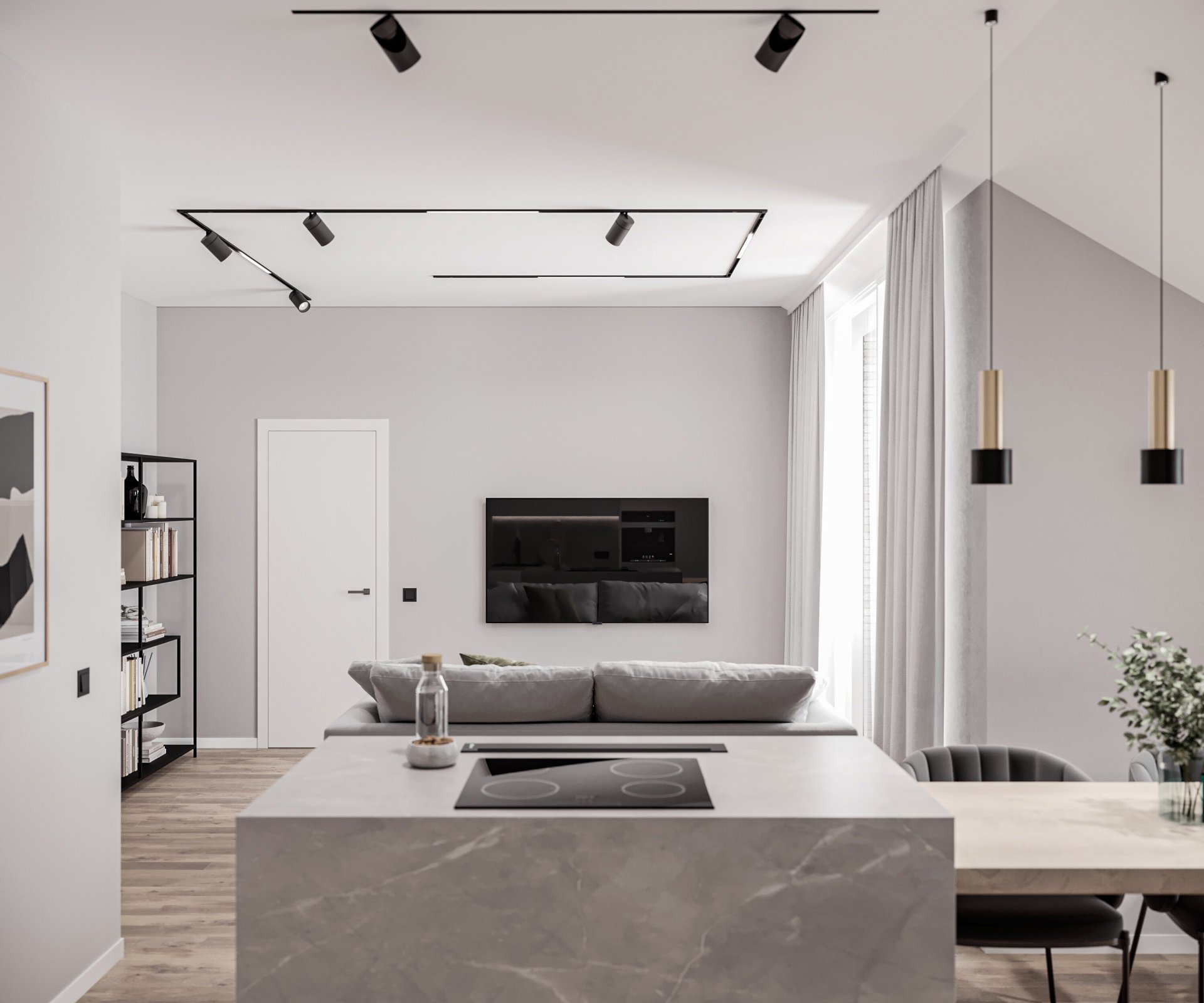Visualisierung Wohnzimmer