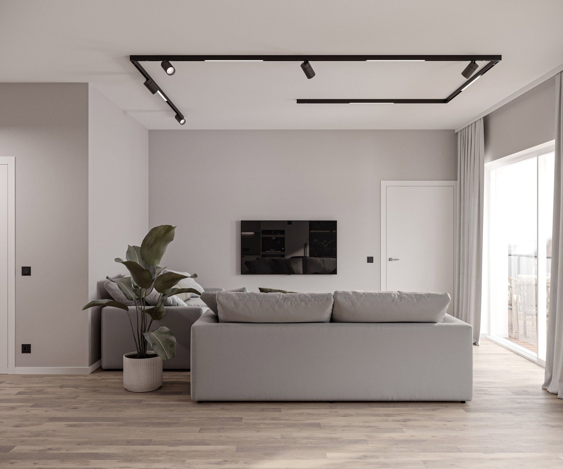 Visualisierung Wohnzimmer